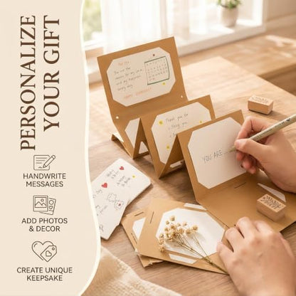 FytStycale DIY Accordion Card Making Kit, Minimalist Modern Greeting Card Kit for Valentine's Day, Handmade Craft Card Kit, Cardstock Materials Kit - Image 6