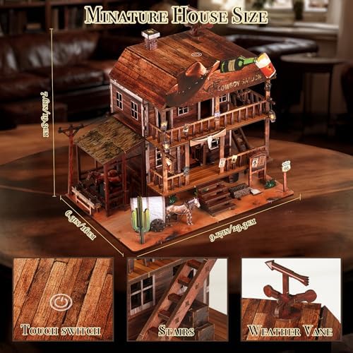 NookMaster Book Nook Kit with LED Light DIY Miniature Dollhouse for Adults - Image 4