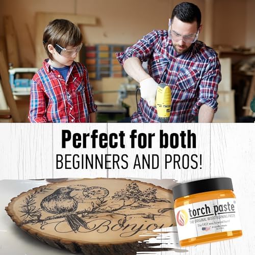 Torch Paste - The Original Wood Burning Paste | Made in USA | Heat Activated Non-Toxic Paste for Crafting & Stencil Wood Burning | Accurately & Easily Burn Designs on Wood, Canvas, Denim & More | 3 OZ - Image 6