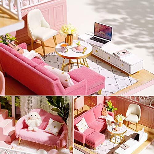 DIY Miniature Dollhouse Kit with Furniture Plus Dust Proof & Music Movement - Image 5