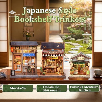 Fsolis Japanese Book Nook Miniature Size - Image 4