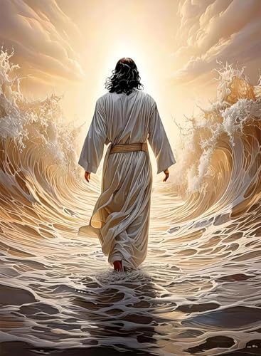 BAWKENTON Jesus Paint by Numbers kit for Adults and Kids by BAWKENTON