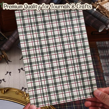 icceemee 160 Sheets of pinstripe Scrapbook Paper, journaling Scrapbook Supplies Craft Collage Paper Set, Junk Journal Bullet Journal Poster Room Decor for Card Making Decorative Gifts - Image 5