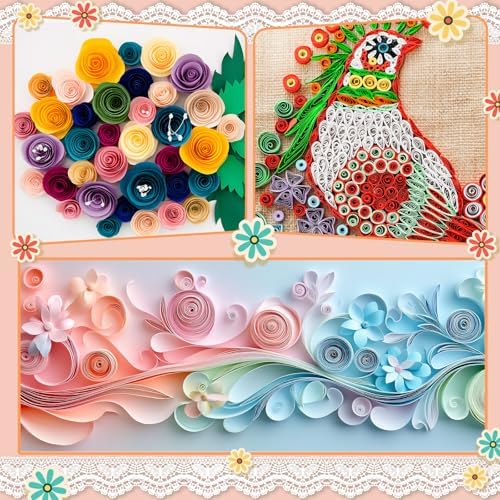 24Pcs Paper Quilling Tools Quilling Slotted Needle Tools Cricut Quilling Tool for Paper Flowers - Image 6