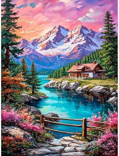 Lophomie Diamond Art Kits for Adults, 5D Landscape Diamond Painting Kits by LophomieDiamondArtDiamondArtCoasters%E2%80%94AddWarmthandCreativitytoYourLifeTurnTinyDiamondsintoBigJoy