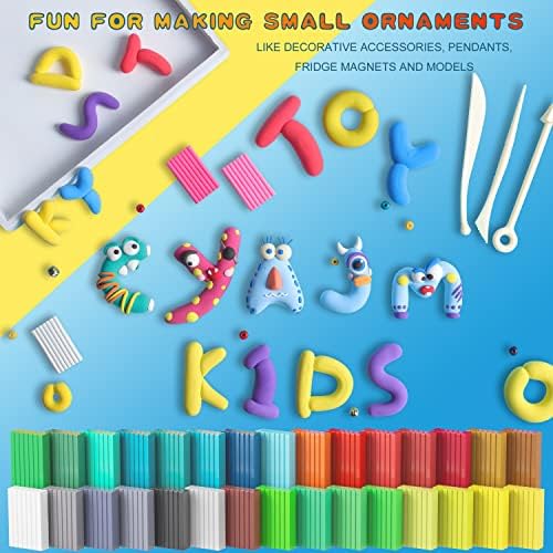 Cyajm 60 Colors Oven Bake Clay Kit, Individually Wrapped - Image 4