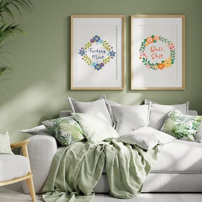 Louise Maelys Funny Flower Wreath Embroidery Kit for Beginners and Adults - Image 7