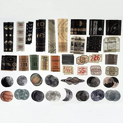 Esweny 200PCS Vintage Scrapbooking Supplies Kit for Journaling, Scrapbook Sticker Paper Pack for Junk Journal Planners Aesthetic Cottagecore Room Decor Wall Art Collage Album - Image 7