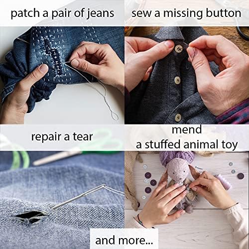 Vellostar Small Sewing Kit for Adults, Portable Needle & Thread Repair Set - Image 6