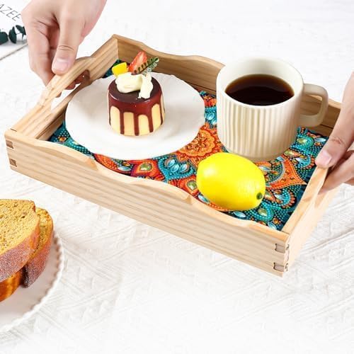 EWJRNSF Diamond Art Kits for Adults Wooden Serving Trays with Handles - Image 6