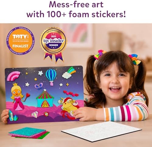 Skillmatics Foil Fun Unicorns & Princesses, Foil Art & Craft, Gift for Kids - Image 4
