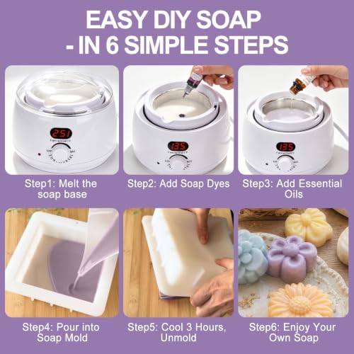 Soap Making Kit for Adults & Beginners, DIY Soap Making Supplies - Image 6