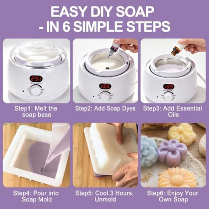 Soap Making Kit for Adults & Beginners, DIY Soap Making Supplies - Image 6