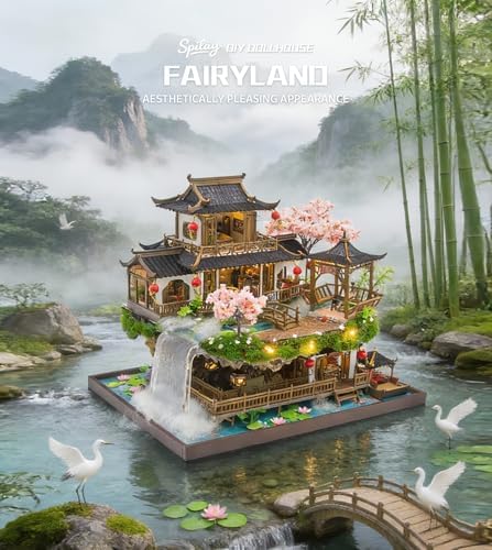 Spilay DIY Miniature House Kit for Adults, Fairyland Miniature Dollhouse - Image 3