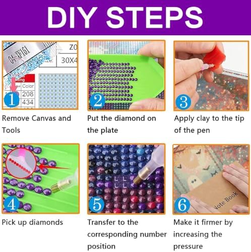 Large Diamond Art Kits for Adults, Diamond Art Painting Kits for Adults - Image 6