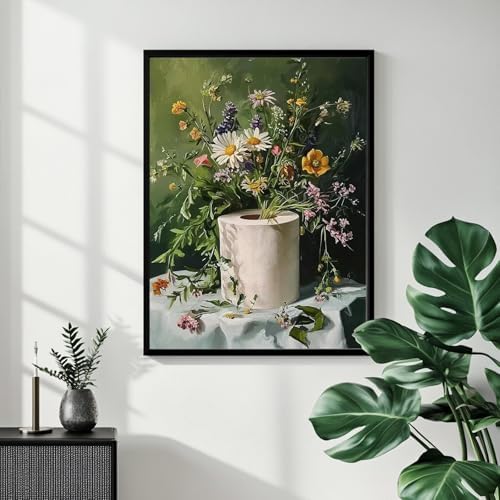 Mandun Bathroom Paint by Numbers Kit for Adults, 16x20 inch - Image 3