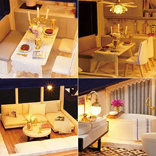 Spilay DIY Miniature House Kit for Adults, Miniature Dollhouse Kit - Image 5