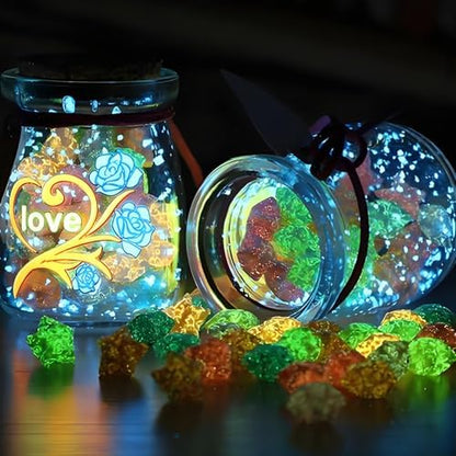 300 Sheets Luminous Origami Star Paper Strips 18 Different Styles - Image 6