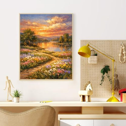 Dawnsphere Sunset Paint by Numbers Kit for Adults Without Frame 16x20 in - Image 2