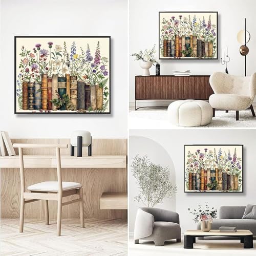 Book Paint by Numbers for Adults with Framed Canvas - with Wooden Easel - Image 7