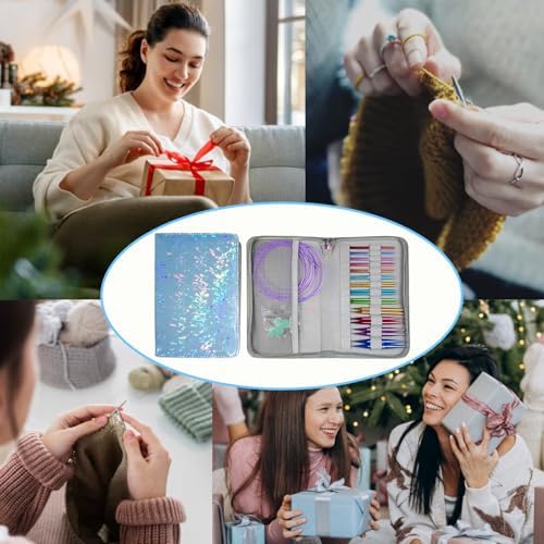 Yarniss 4-Inch Circular Knitting Needle Set with Case, Size 3.0~10.0mm - Image 6
