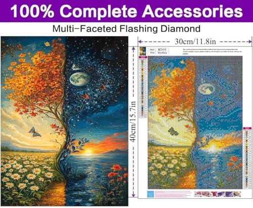 Diamond Art Kits for Adults, Tree of Life Diamond Painting Kits for Adults - Image 4
