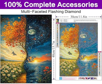 Diamond Art Kits for Adults, Tree of Life Diamond Painting Kits for Adults - Image 4