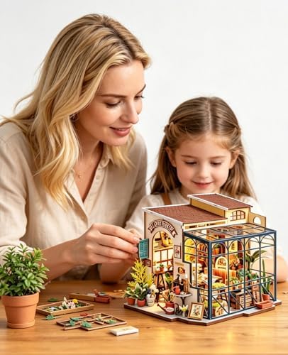 Rolife DIY Miniature Garden House Kit -Emily's Flower Shop (Advanced Level) - Image 4