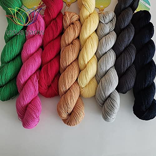 Lotus Yarns Swan Lake Lace Weight 50% Cashmere 40% Fine Wool 10% Angora Blended Hand Knitting Yarns for Comfortable Baby and Adult Clothing for Fashion Garment Baby Clothe (30) - Image 4