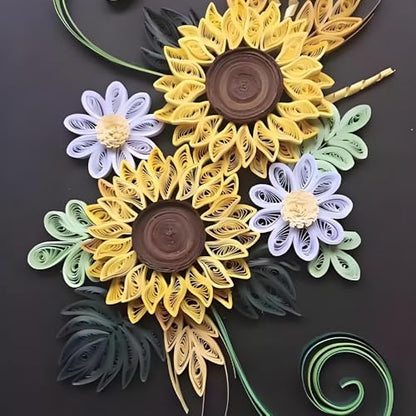 Acoeitl Quilling Paper Strips 240 Strips Dark Coffee Paper Quilling Set Width 5mm Length 53cm Quilling Supplies DIY Quilling Paper Quilling Art Strip for Crafts (2 Pack) - Image 6