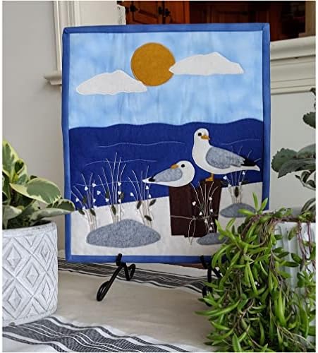 Rachel's Of Greenfield Coastal Watch Beginner Quilting Kit, Quilt Kits with Fabric and Patterns, Finished Size 13" x 15", Instructions and Materials Included - Image 5