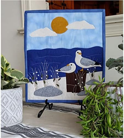 Rachel's Of Greenfield Coastal Watch Beginner Quilting Kit, Quilt Kits with Fabric and Patterns, Finished Size 13" x 15", Instructions and Materials Included - Image 5