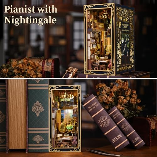 CCCDF Book Nook Kits for Adults, DIY Miniature House Kit - Image 6