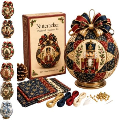 Christmas Classics Patchwork Ornament DIY Kit, Patchwork Ornament Kit (*B) by Unknown