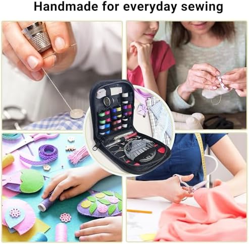 Woosuke 92Pcs Hand Sewing Kit for Adults and Beginners, Complete Needle and Thread Kit with Stainless Steel Needles, Scissors and Accessories, Ideal for Home, Travel, DIY, and Emergency Repairs - Image 5