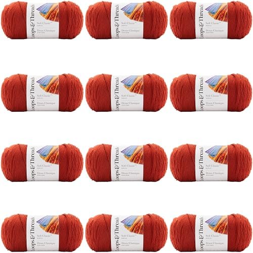 MICHAELS Bulk 12 Pack: Soft Classic™ Solid Yarn by Loops & Threads® - Image 6