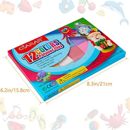 CiaraQ Polymer Clay Kit, Mini Modeling Clay Set - Image 5