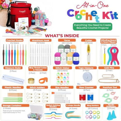 Crochet Kit for Beginners Kids, Adults Complete Kit Start Right Away - Image 2