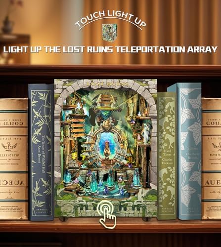 Spilay Book Nook Kit for Adults, Magic Miniature House Building Kit - Image 6