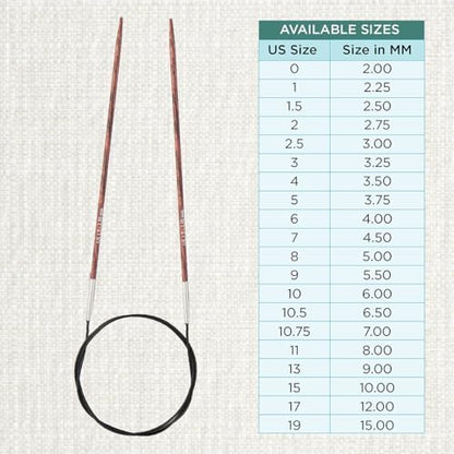 KnitPro Dreamz Fixed Circular Needles 40" (100cm) | US Size 1.5 (2.5mm) - Image 4