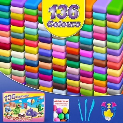 ESSENSON Air Dry Clay, 136 Colors, Ages 3-12 - Image 2
