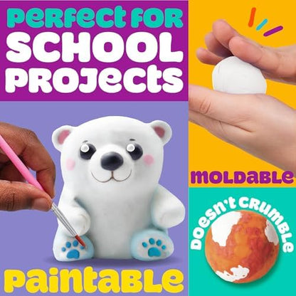 Play-Doh Air Dry Clay Case, Scented Variety Pack, 13 Air-Dry Clays, Fun Molds, Wiggly Eyes, and Sculpting Tool, Arts and Crafts Supplies, Modeling Clay, Fun Kids Activities, Pottery - Image 2