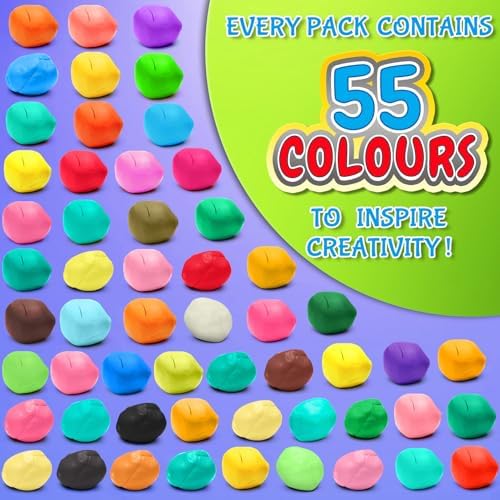 Modeling Clay Kit, 55 Colors Air Dry Clay - Image 2