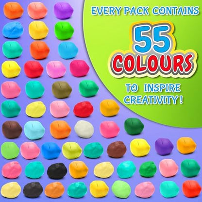 Modeling Clay Kit, 55 Colors Air Dry Clay - Image 2