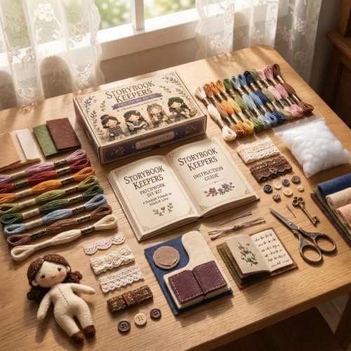Forest Patchwork DIY Kit Series Beginner Sewing Craft Kit, #D - Image 5
