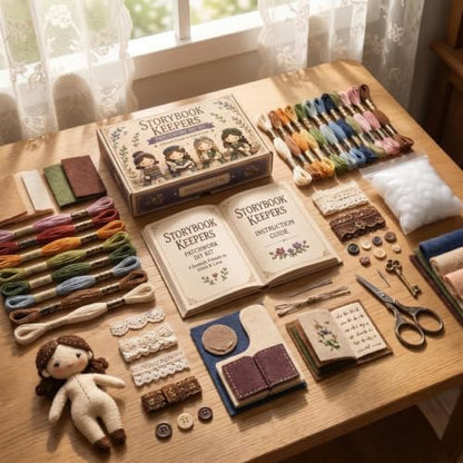 Forest Patchwork DIY Kit Series Beginner Sewing Craft Kit, #D - Image 5
