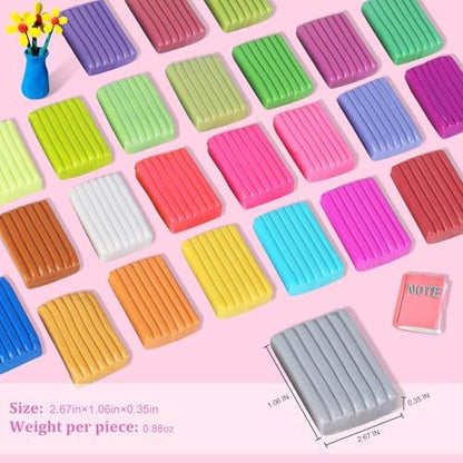 Aestd-ST Polymer Clay Kit 72 Colors, Oven Bake Modeling Clay for Kids - Image 2