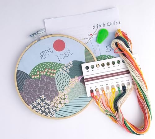 FUNATIC Get Lost Funny Nature Themed Embroidery Kit for Adults Teens - Image 2