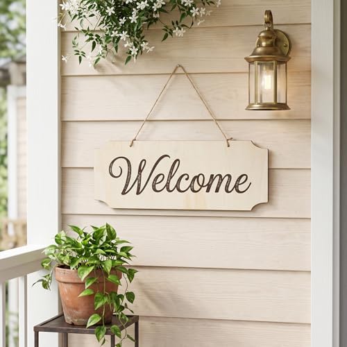 3 Pack Blank Wood Sign for Craft Unfinished Hanging Wooden Sign - Image 4