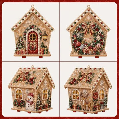 Christmas Diamond Pearl Painting Suncatcher Kit Christmas Ornaments 2026 (Style-F) - Image 2